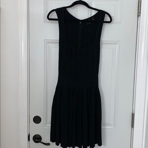 GapStudio Ribbed Pleated Mini Dress